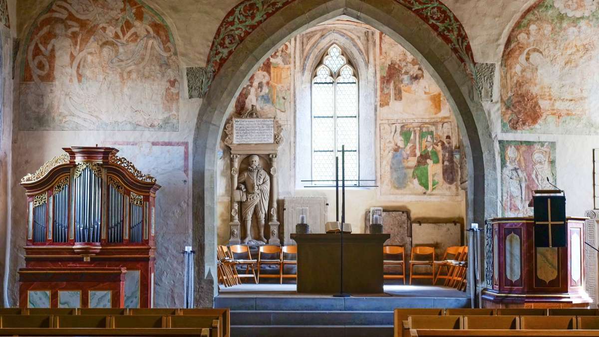 Ausflugstipp in Mundelsheim: Kleine Kirche mit großer Überraschung im Inneren