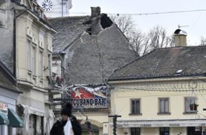 Weitere Erdstöße erschüttern Gebiete um  Zagreb