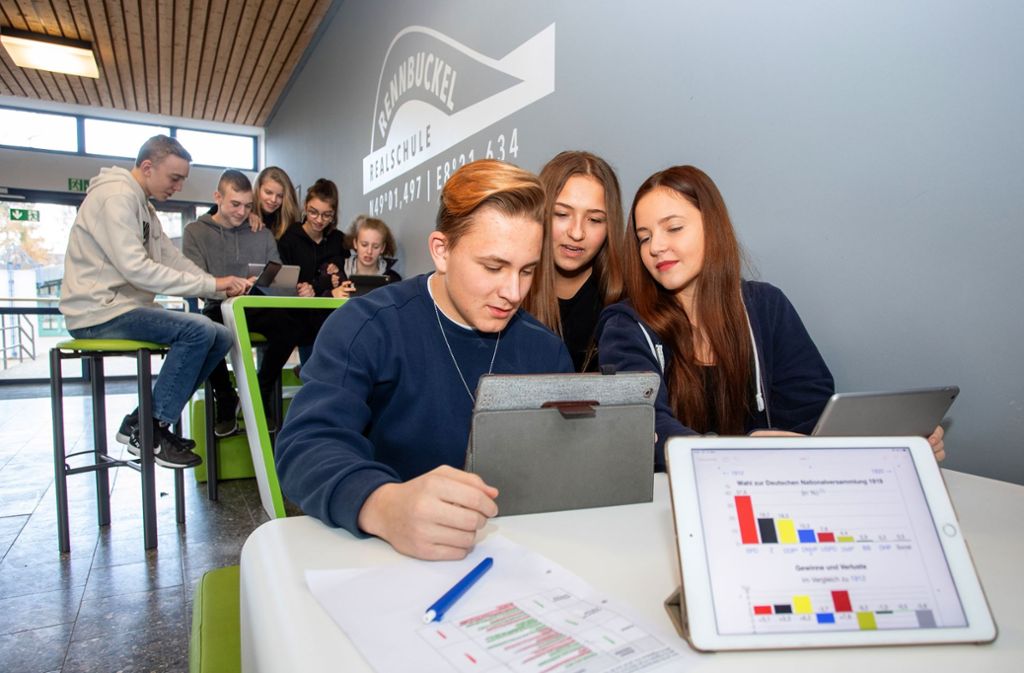 Digitalisierung An Den Schulen Im Land Wenn Sich Beamer Und Tafel