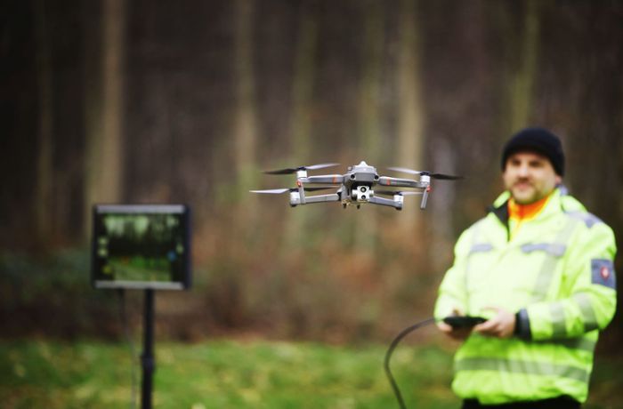 Wie Drohnen beim Kampf gegen die Seuche helfen sollen