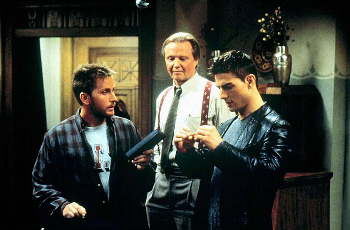 „Mission: Impossible“ (1996): Emilio Estevez,Tom Cruise und Jon Voight (von links)