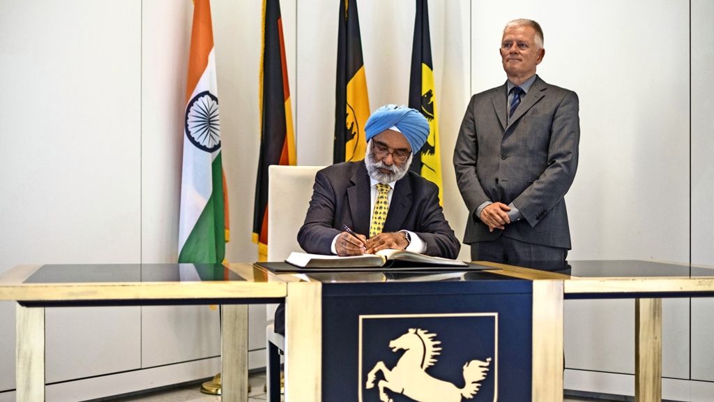 Indischer Botschafter Gurjit Singh: Antrittsbesuch im Stuttgarter Rathaus