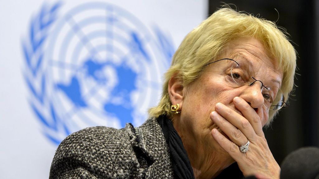 Krieg in Syrien: Carla Del Ponte wirft das Handtuch