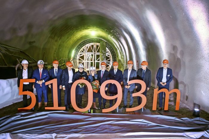 Bahnprojekt in Stuttgart: 51 Kilometer S-21-Tunnel sind gegraben
