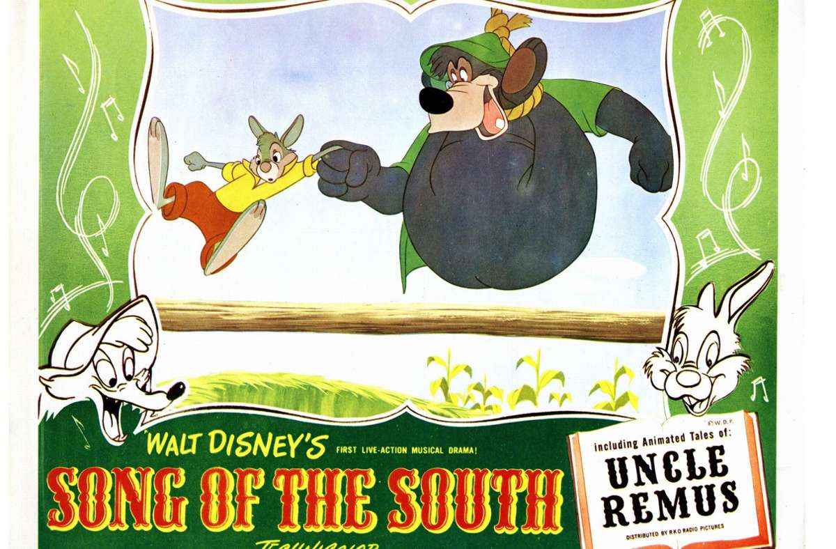 Aushangbilder zu Walt Disneys „Song of the South“ von 1946, der die Onkel-Remus-Geschichten aufgriff