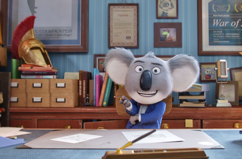 Der Koalabär Buster Moon ist, wie alle Protagonisten im Animationsfilm „Sing“, ein sehr menschliches Tier.