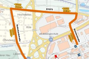 Hulb über Schickhardstraße bis Ende April nicht erreichbar