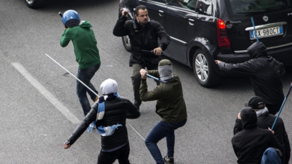 Gewalt bei italienischem Pokalfinale: Rom-Ultra im Visier der Polizei
