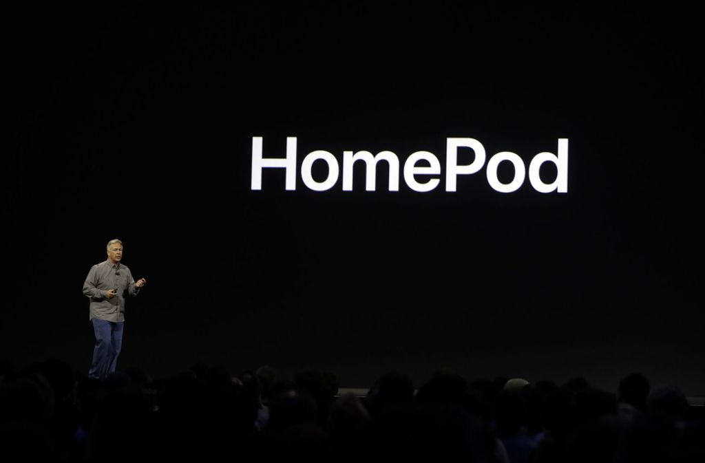 Der neue Lautsprecher von Apple heißt Homepod.