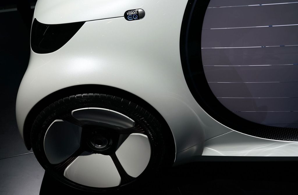 Auch eine Zukunftsvision des Smarts namens Vision EQ hat Mercedes Benz präsentiert.