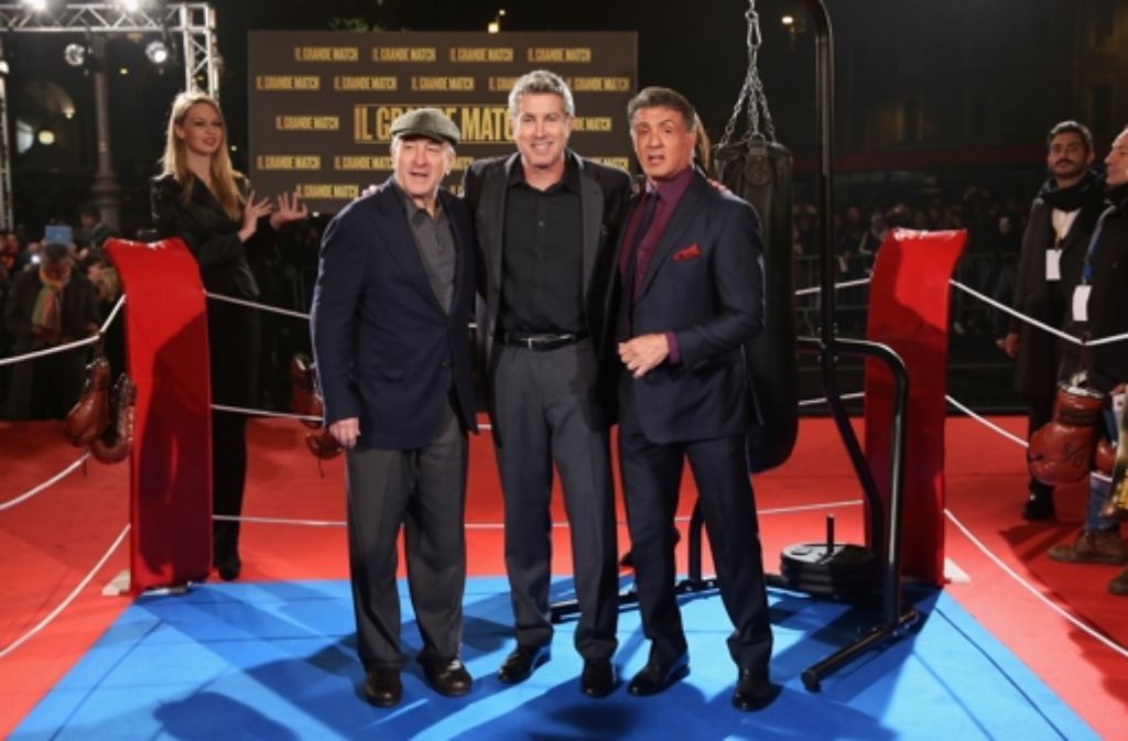 Robert De Niro, Peter Sigal und Sylvester Stallone (von links)