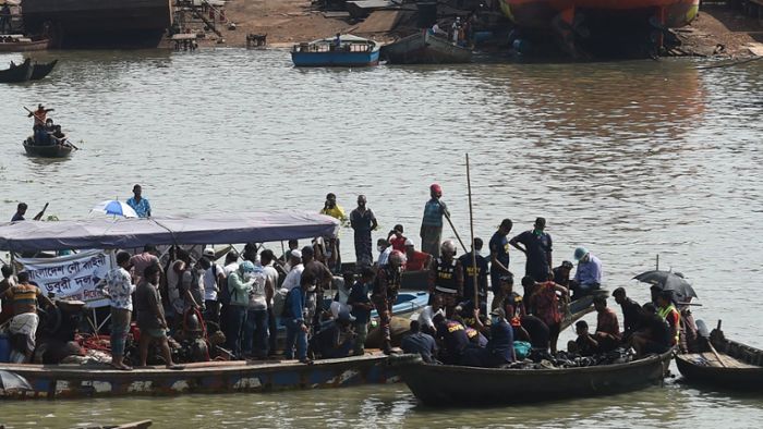 Dutzende Tote bei Schiffsunglück in Bangladesch