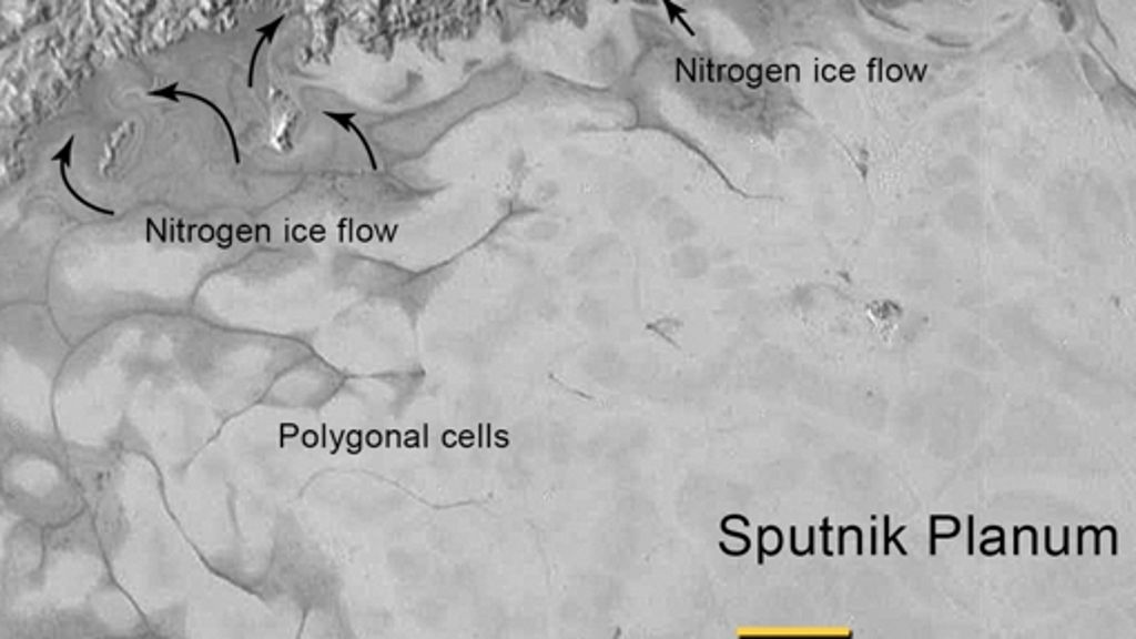 Neue Bilder: Auf dem Pluto fließen Gletscher