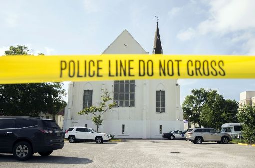 Dylann Roof wurde schuldig gesprochen, in dieser Kirche in Charleston neun Menschen aufgrund ihrer dunklen Hautfarbe im Juni 2015 erschossen zu haben. Foto: AP