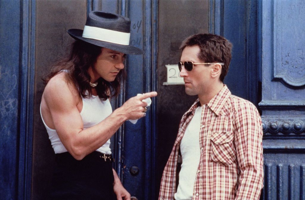 Harvey Keitel (links) als Zuhälter, Robert De Niro als psychisch labiler Vietnam-Veteran in „Taxi Driver“ (1976)