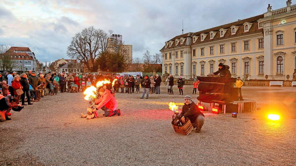 Vorschau aufs Jubiläumsjahr in Ludwigsburg: Flackernde Flammen am Schloss