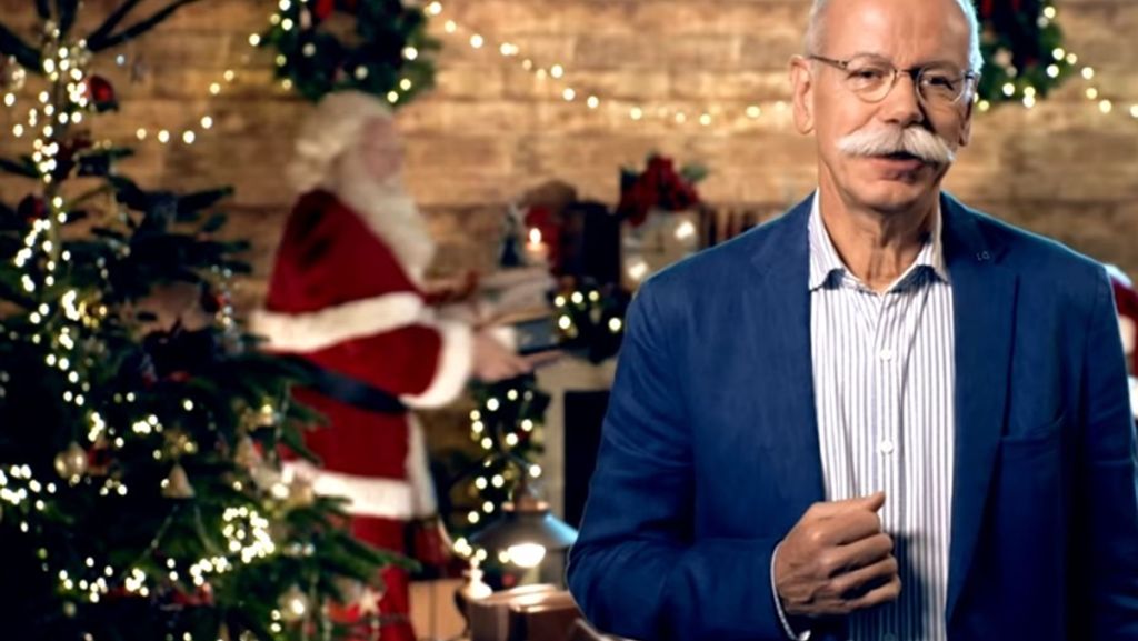 Lustiges Weihnachtsvideo: Daimler-Chef Zetsche nimmt sich gehörig auf die Schippe