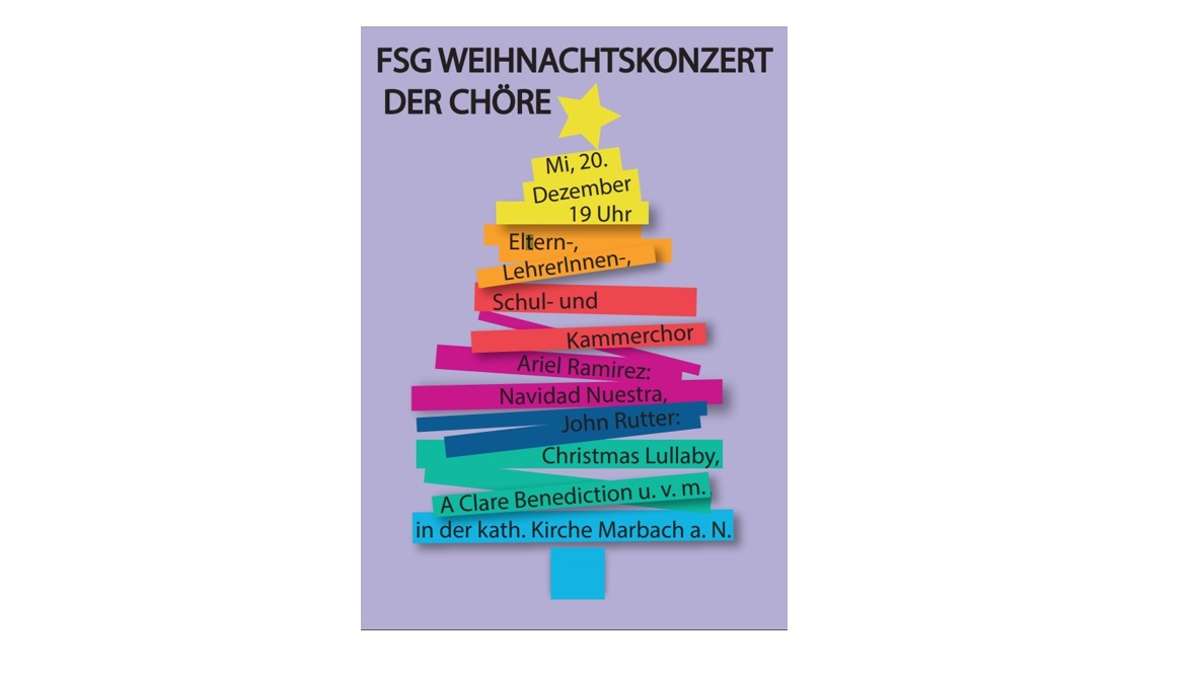 Marbach: FSG-Weihnachtskonzert der Chöre