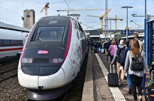 Der TGV von Stuttgart nach Paris erfreut sich großer Beliebtheit bei den Reisenden. Foto: Lichtgut/Max Kovalenko