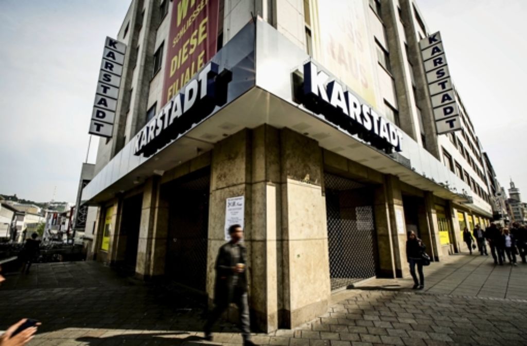 Nach einem wochenlangen Ausverkauf ist der Karstadt in der Königstraße nun geschlossen. Foto: Lichtgut/Leif Piechowski