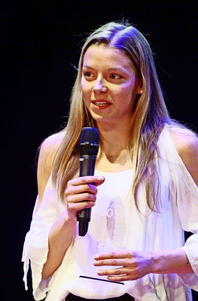 Sportlerin des Jahres: Die Leichtathletin Lisa Sophie Hartmann (SpVgg Renningen)
