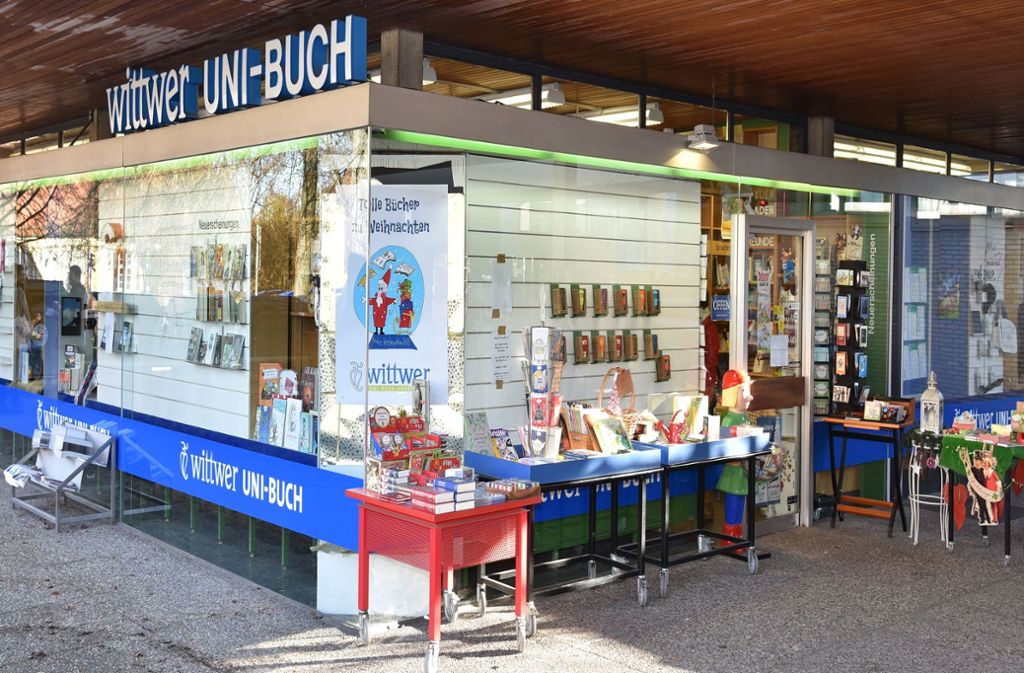 Die Buchhandlung auf dem Hohenheimer Campus schließt. Foto: Günter E. Bergmann