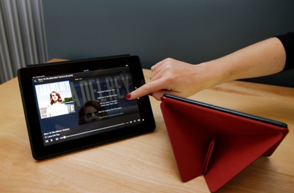 Amazon stellt die beiden neuen Kindle Fire HDX-Tablets vor.