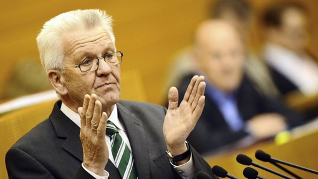 Landtags-Debatte über Atommüll: Opposition zeigt Kretschmann die kalte Schulter