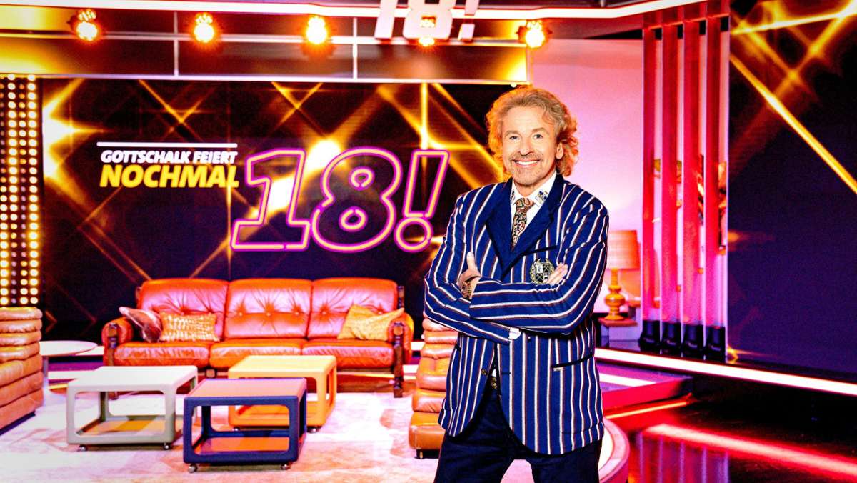  Gerade noch hat Thomas Gottschalk bei RTL „Deutschland sucht den Superstar“ gerettet. Schon präsentiert er im SWR-Fernsehen eine neue Abendshow: „Nochmal 18!“. Ist er eigentlich unverzichtbar? 