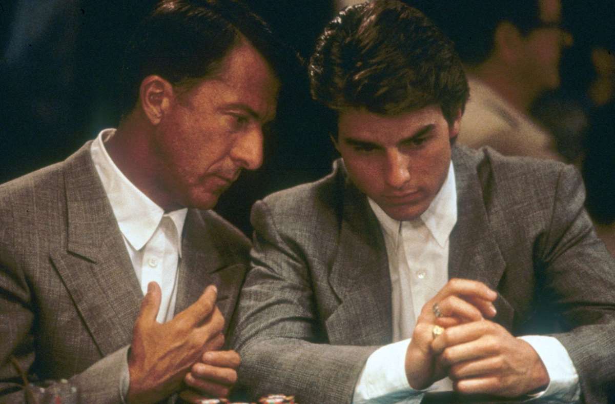 Tom Cruise mit Dustin Hoffman 1988 in „Rain Man“