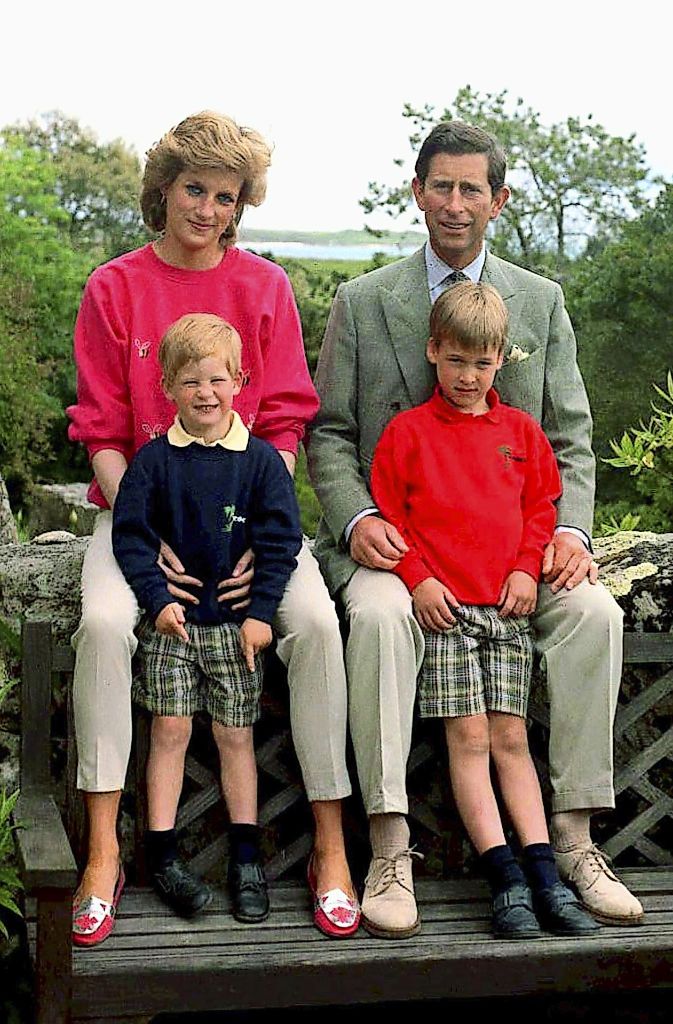 Familienfoto im Jahr 1989: Die Familie war im Juni auf den Scilly-Inseln.