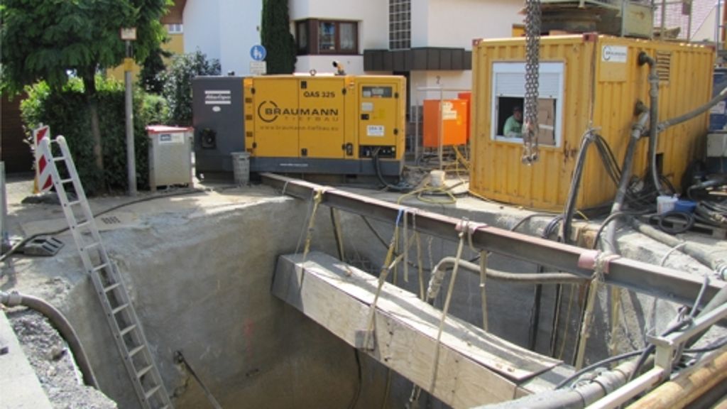 Baustelle in Riedenberg: Die Arbeiten enden später