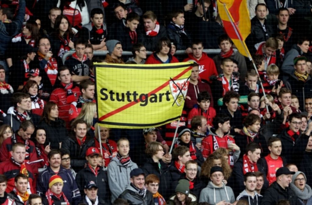 Das Derby Stuttgart – Freiburg hat Tradition.  Foto: Pressefoto Baumann