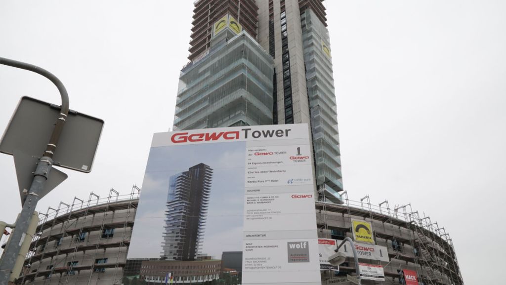 Fellbach in Sorge um Gewa-Tower: OB sieht wenig Chancen, dem Turm zu helfen