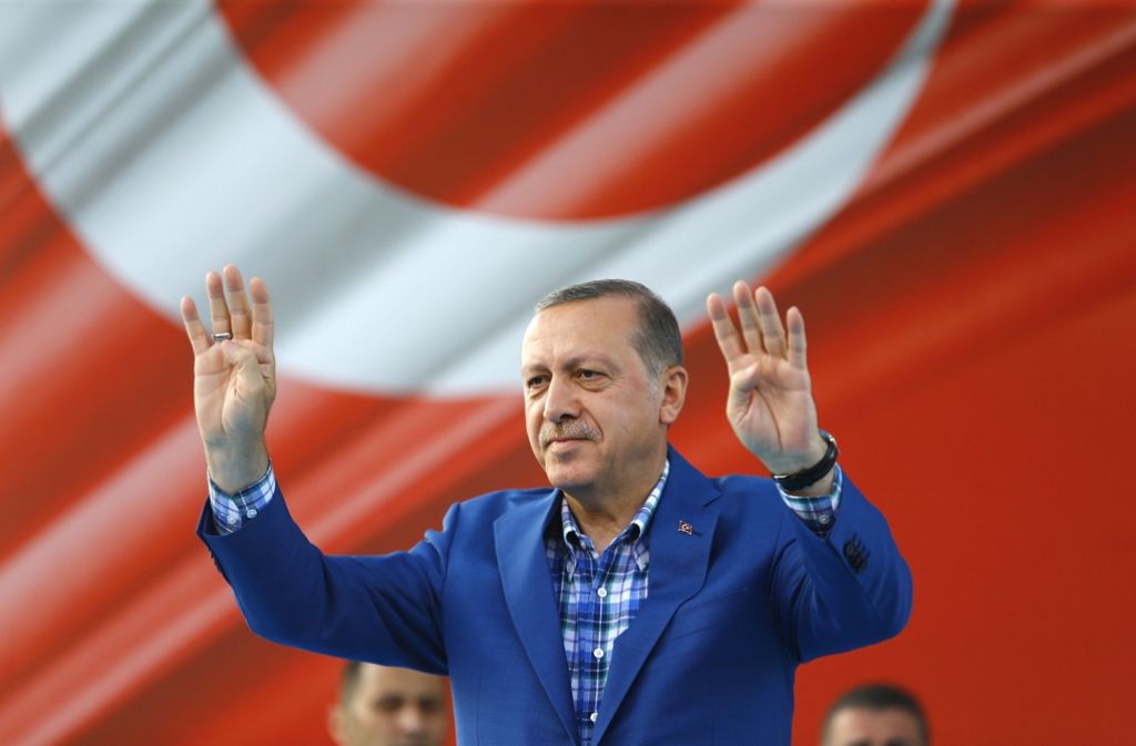 Der türkische Präsident Recep Tayyip Erdogan. Foto: EPA