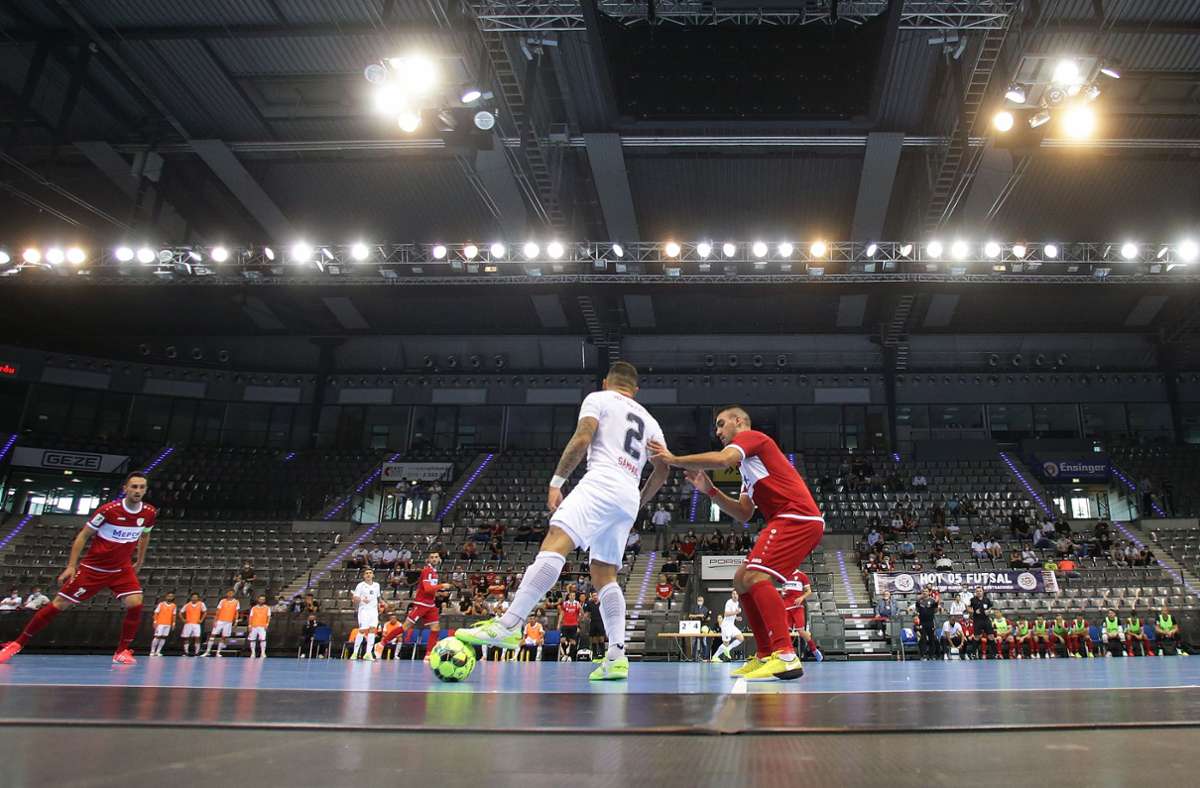 Im Futsal steht die Technik im Vordergrund.