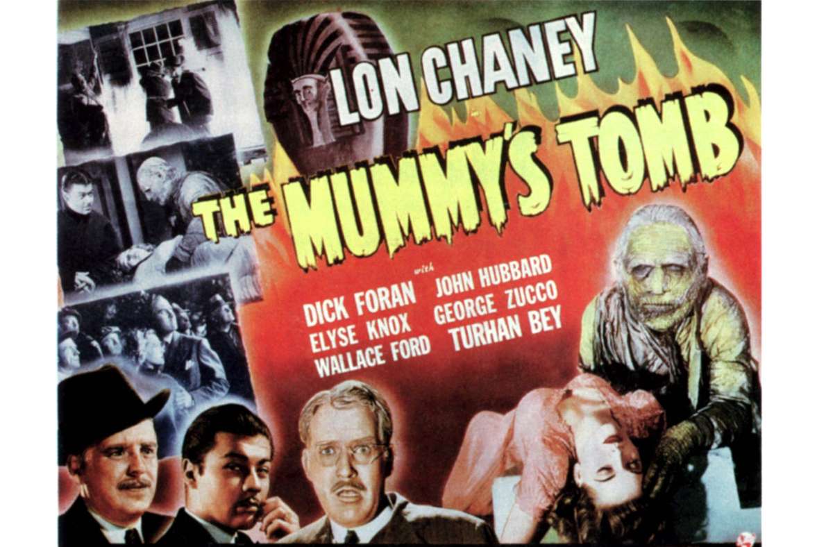 Schon 1942 geht es weiter mit der reihe, mit „The Mummy’s Tomb“. Diesmal spielt Lon Chaney jr., der Sohn eines Megastars der Stummfilmtage, die Mumie.