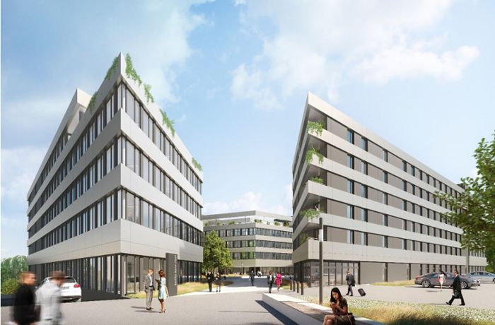 Vision One in Echterdingen: Noch werden Büros angeboten