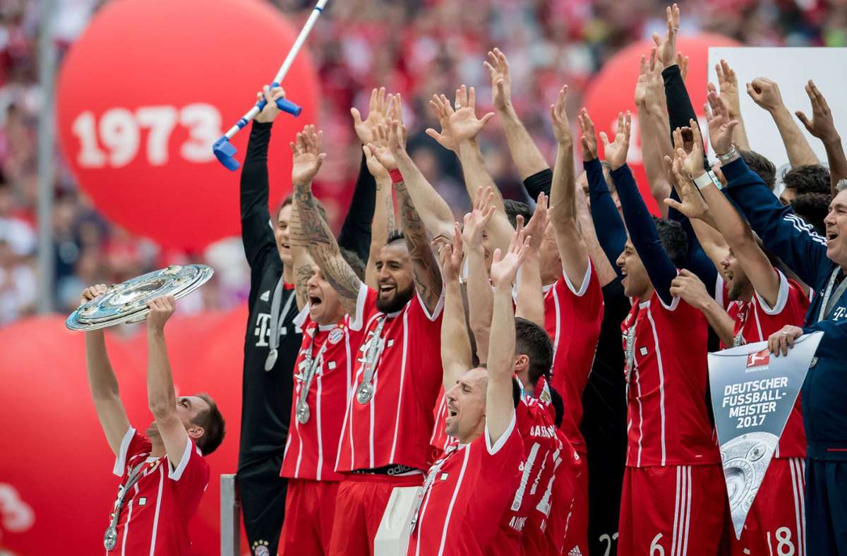 Philipp Lahm feierte 2017 seine letzte deutsche Meisterschaft mit dem FC Bayern.