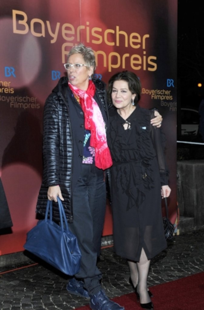 Regisseurin Dories Dörrie (l) und die Schauspielerin Hannelore Elsner
