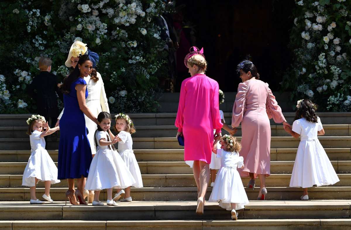 Unter den Blumenkindern war auch der Nachwuchs von Prinz William und Herzogin Kate.