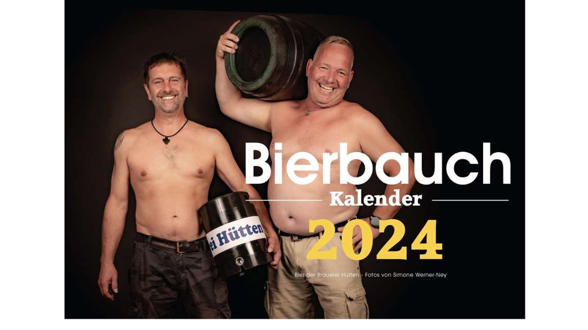 Kalender für das Jahr 2024: Mit einem Bierbauch in das neue Jahr