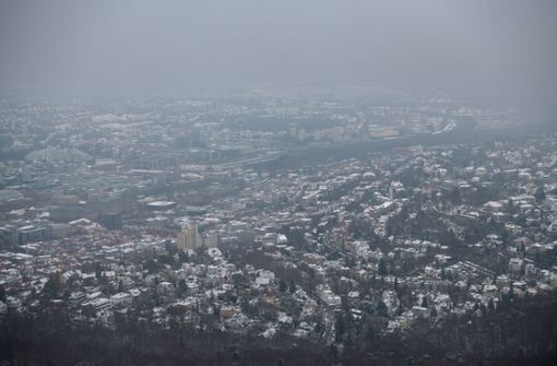Der Winter hat Stuttgart mit etwas „Puderzucker-Schnee“ überzogen. Foto: 7aktuell.de/Oskar Eyb/7aktuell.de | Oskar Eyb