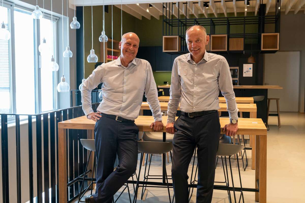 Die Gründer von iteratec GmbH, Klaus Eberhardt und Mark Goerke, fördern mit einem Genossenschaftsmodell die unternehmerische Mitbestimmung.