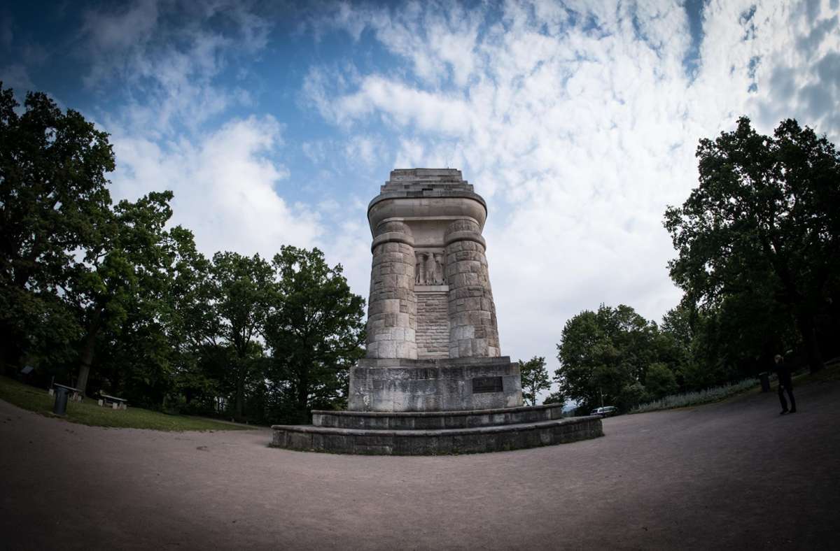 Mächtiges Monument des Bismarck-Kults