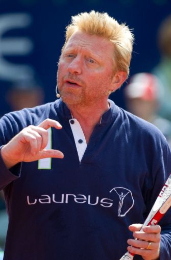 Boris Becker zu Gast in Stuttgart.