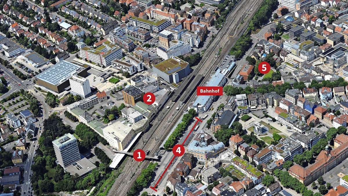 Ludwigsburg plant fünf Projekte: Wie geht es weiter mit dem Bahnhof?