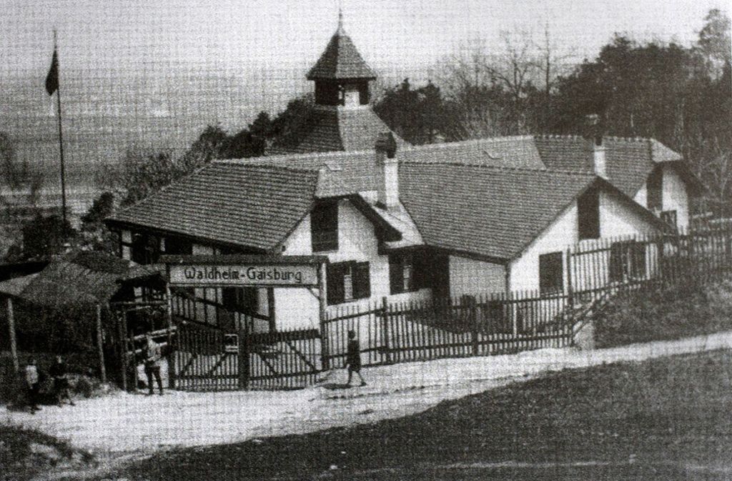 Das Waldheim Gaisburg um 1920