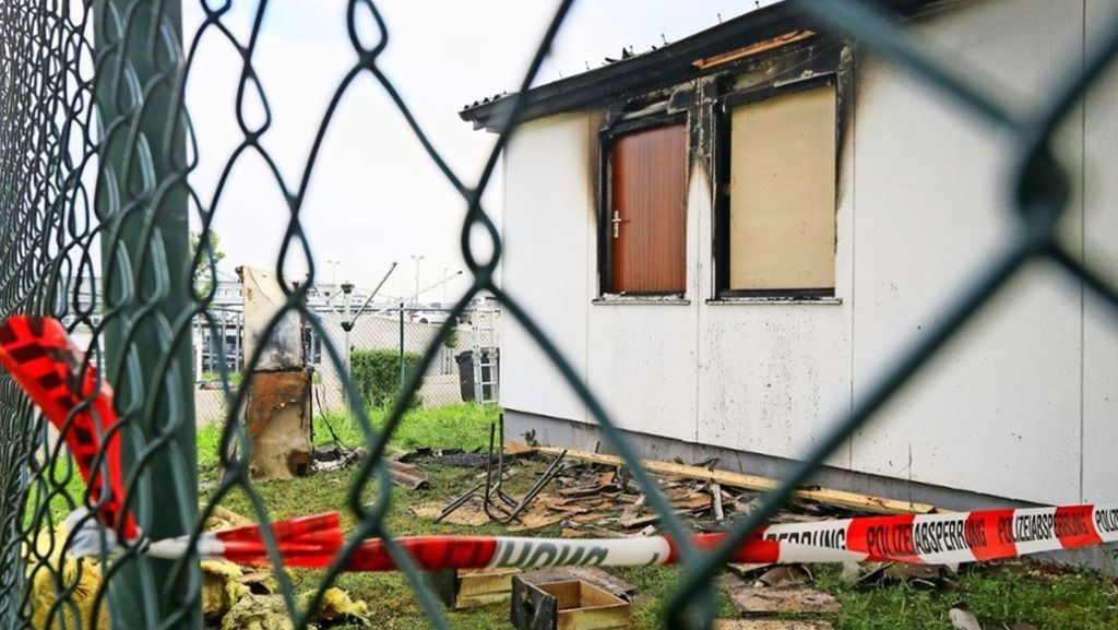 Brand in Hemminger Flüchtlingsunterkunft: Polizei nimmt mutmaßlichen Brandstifter fest