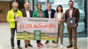 Schutz der Natur in Baden-Württemberg: Volksantrag  gegen Flächenfraß ist erfolgreich